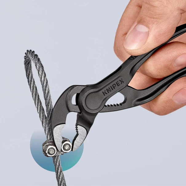 Клещи раздвижни Cobra® XS до Ø28mm, 100mm, 87 00 100 BK, KNIPEX