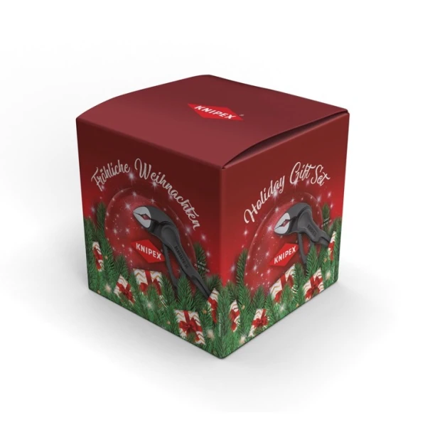 Клещи раздвижни Cobra® XS в метална топка за елхата, 87 00 100 XMAS 2022, KNIPEX