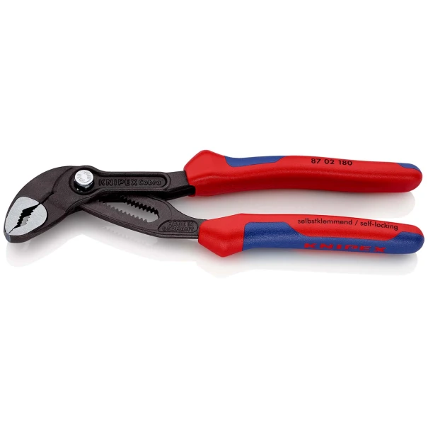 Клещи раздвижни Cobra® до Ø42mm, 180mm, 87 02 180 SB, KNIPEX