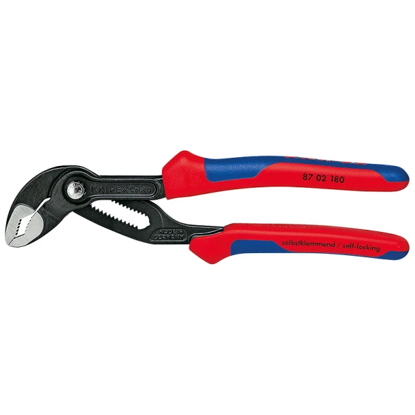 Клещи раздвижни Cobra® до Ø42mm, 180mm, 87 02 180 SB, KNIPEX