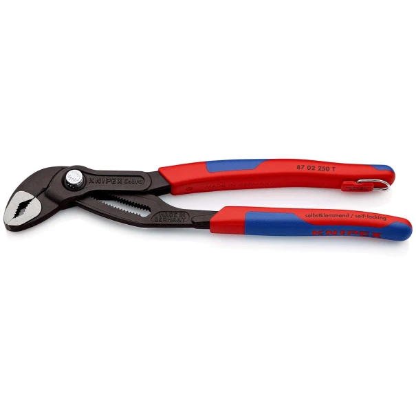 Клещи раздвижни Cobra® до Ø50mm, 250mm, 87 02 250 T BK, KNIPEX