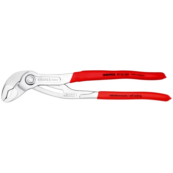 Клещи раздвижни Cobra® до Ø70mm, 300mm, 87 03 300, KNIPEX