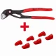 Промо сет ВиК: раздвижни клещи Cobra® QuickSet 250mm + облицовъчни челюсти, KNIPEX