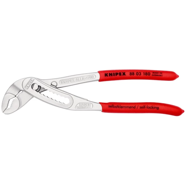Клещи раздвижни Alligator® хромирани 180mm, 88 03 180, KNIPEX