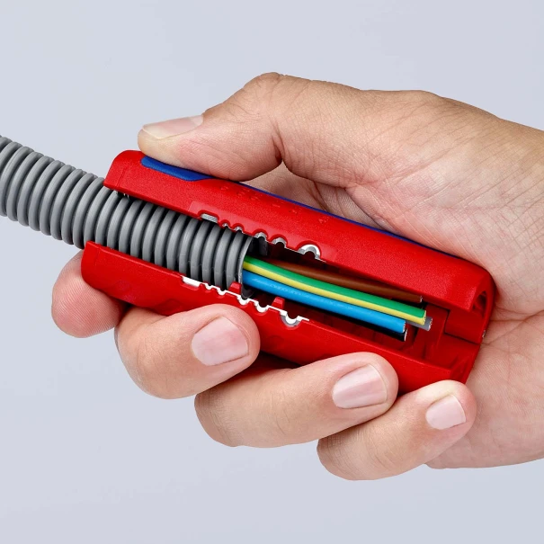 Резач за гофрирани тръби KNIPEX TwistCut, 90 22 02 SB, KNIPEX