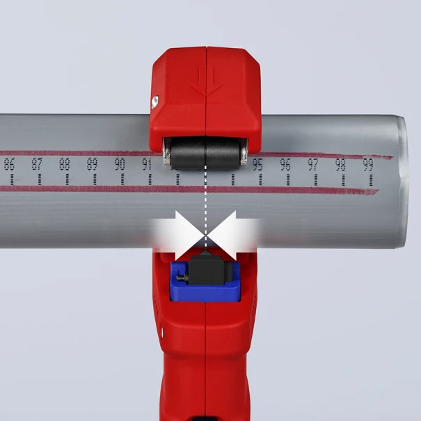 Резачка за пластмасови ВиК тръби KNIPEX DP50, 202mm, 90 23 01 BK, KNIPEX