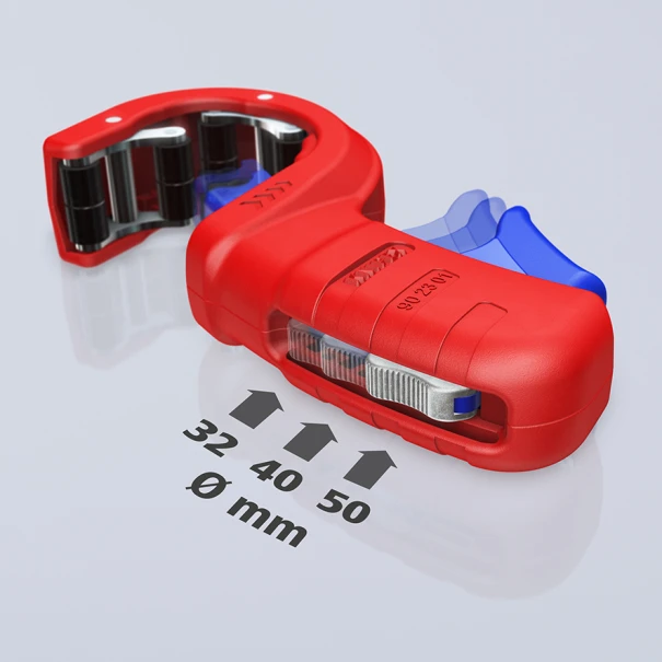 Резачка за пластмасови ВиК тръби KNIPEX DP50, 202mm, 90 23 01 BK, KNIPEX
