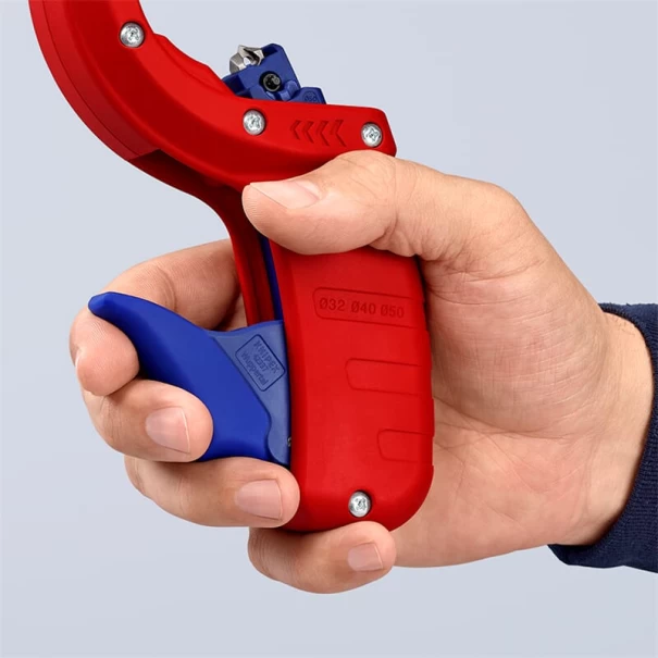 Резачка за пластмасови ВиК тръби KNIPEX DP50, 202mm, 90 23 01 BK, KNIPEX