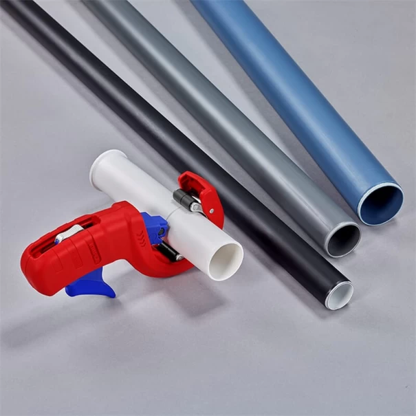 Резачка за пластмасови ВиК тръби KNIPEX DP50, 202mm, 90 23 01 BK, KNIPEX