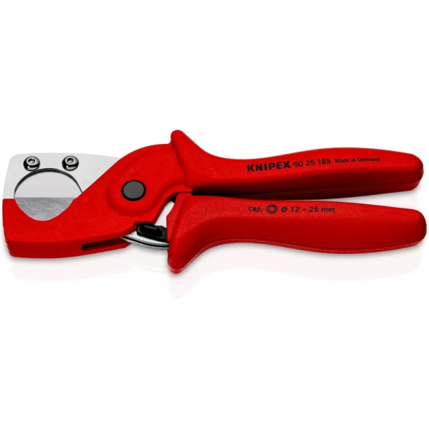 Резачка на тръби за пластмасови свързващи тръби, 185mm, 90 25 185, KNIPEX