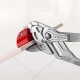 Клещи за чупене на фаянсови плочки, 250 mm, 91 13 250 SB, KNIPEX