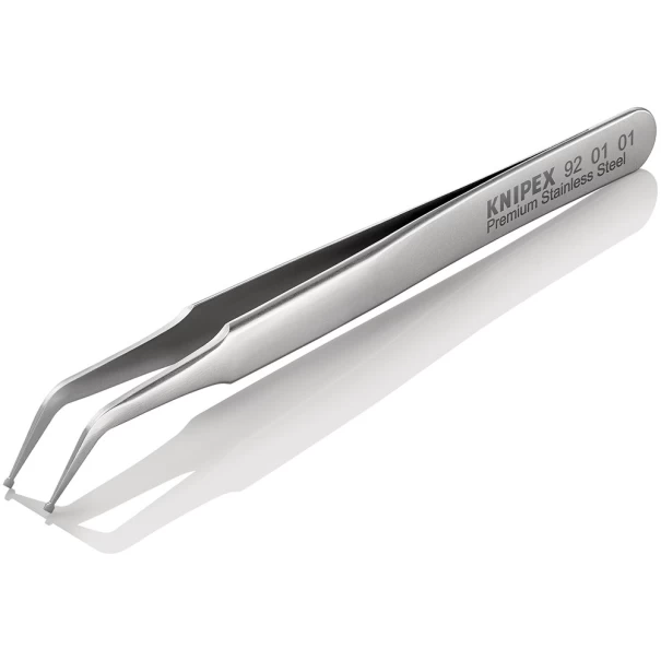 Пинсета прецизна неръждаема SMD, 92 01 01, KNIPEX