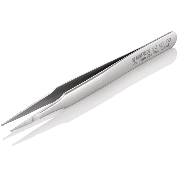 Пинсета прецизна неръждаема SMD, 92 01 03, KNIPEX