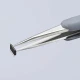 Пинсета прецизна неръждаема с гумирана дръжка ESD 123mm, 92 21 10 ESD, KNIPEX