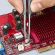 Пинсета прецизна неръждаема с гумирана дръжка ESD 123mm, 92 21 10 ESD, KNIPEX