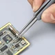 Пинсета прецизна неръждаема с гумирана дръжка ESD 112mm, 92 21 12 ESD, KNIPEX