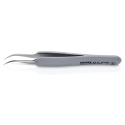 Пинсета прецизна неръждаема с гумирана дръжка ESD 122mm, 92 31 10 ESD, KNIPEX