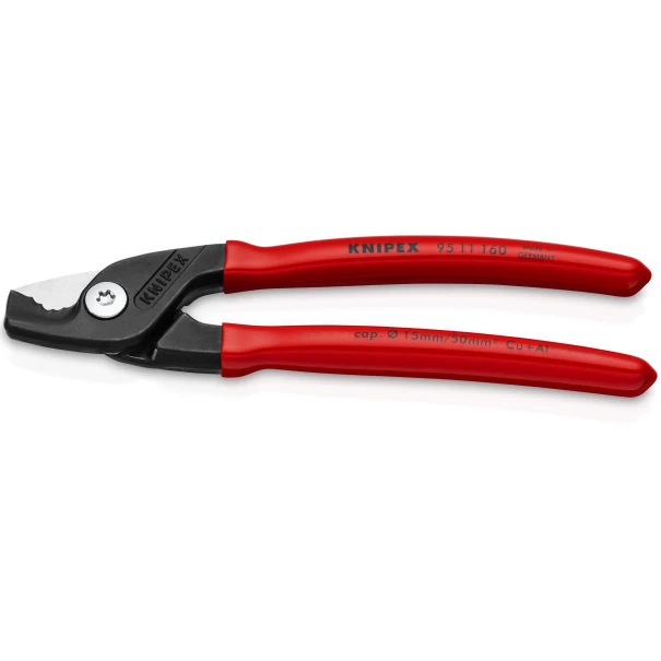 Ножица за кабели StepCut, 160mm, до 50mm², 95 11 160, KNIPEX