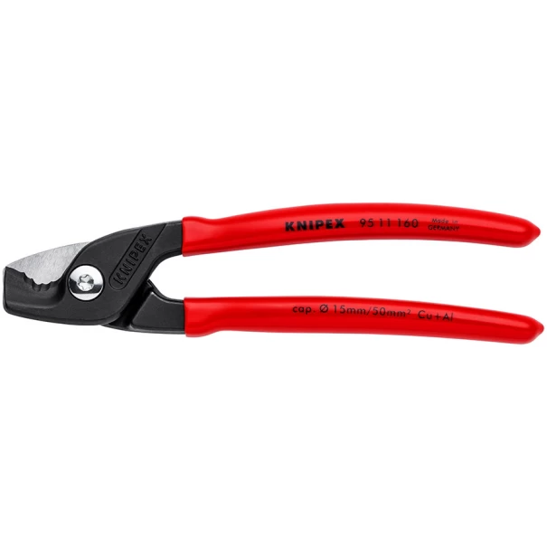 Ножица за кабели StepCut, 160mm, до 50mm², 95 11 160, KNIPEX
