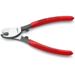 Ножица кабелна с пластмасови дръжки, фосфатирана, до 35 mm², 165 mm, 95 11 165 A, KNIPEX
