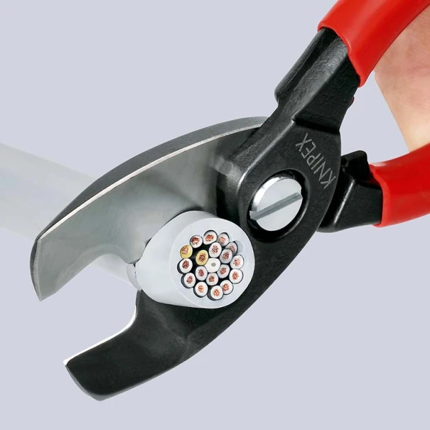 Ножици за кабели с двойно острие 200mm, до 70 mm², 95 11 200 SB, KNIPEX