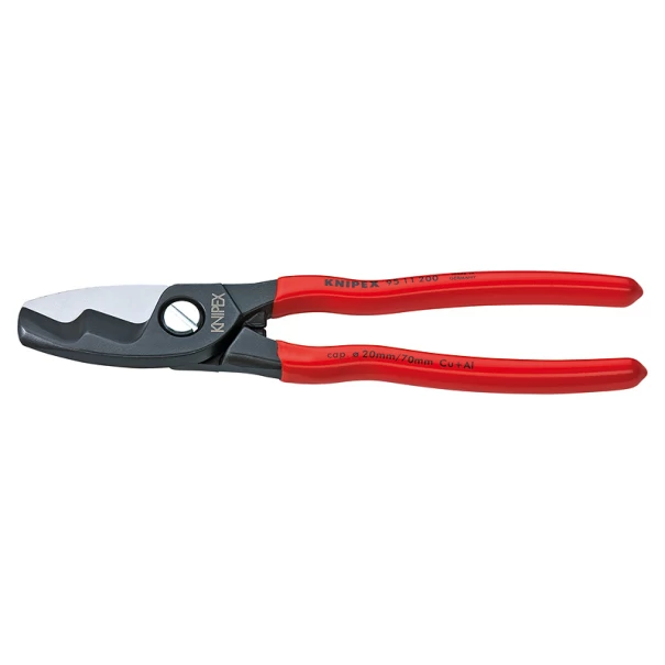 Ножици за кабели с двойно острие 200mm, до 70 mm², 95 11 200 SB, KNIPEX