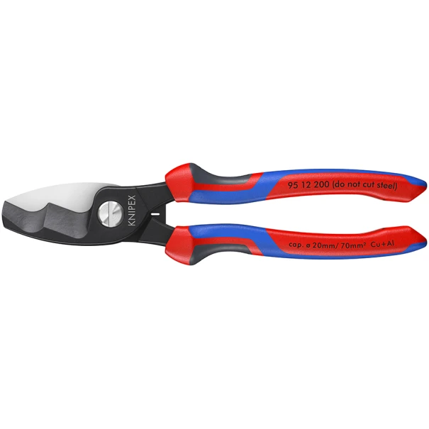 Ножица за кабели 3K KNIPEXtend, до 70mm², 200mm, 95 12 200, KNIPEX