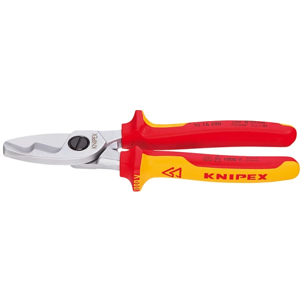 Ножици за кабели 200 mm, 95 16 200 SB, KNIPEX
