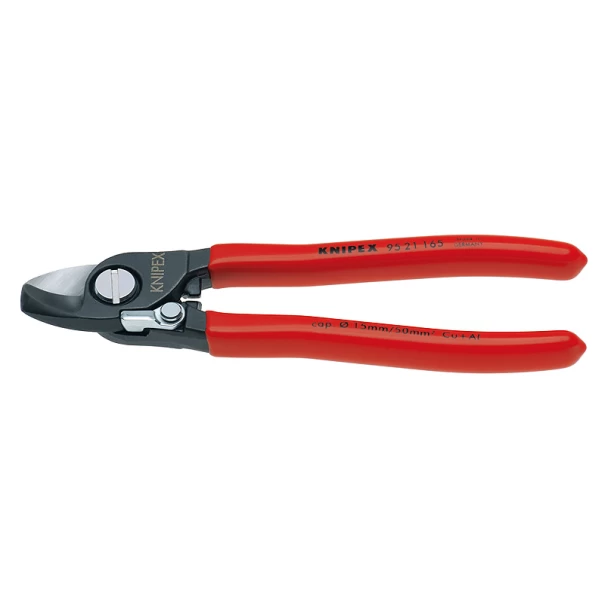 Ножици за кабели с пружина, до 50mm², 165mm 95 21 165, KNIPEX