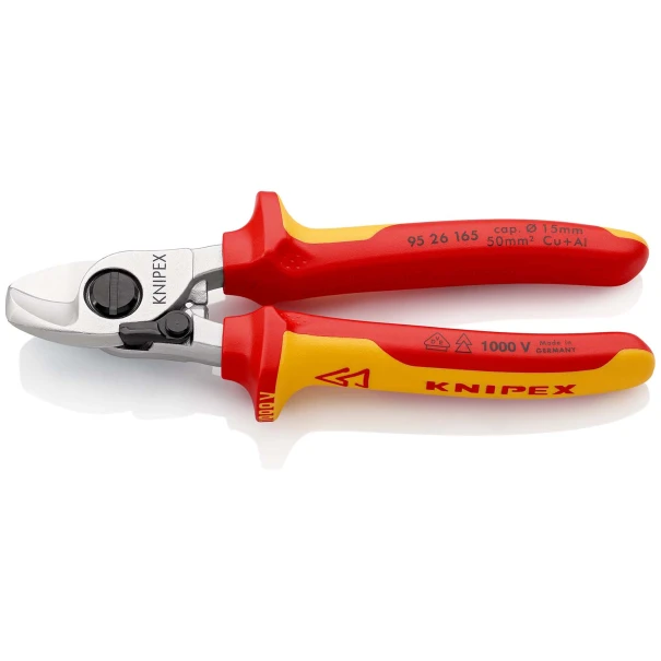 Ножици за кабели 165 mm, 95 26 165 SB, KNIPEX