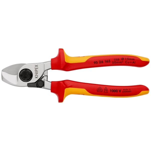 Ножици за кабели 165 mm, 95 26 165 SB, KNIPEX