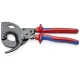Ножица за кабели с тресчотка до 600 mm², 320mm, 95 32 320, KNIPEX