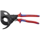 Ножица за кабели с тресчотка до 600 mm², 320mm, 95 32 320, KNIPEX