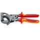 Ножица за кабели с тресчотка до 240 mm²,  250 mm, 95 36 250, KNIPEX