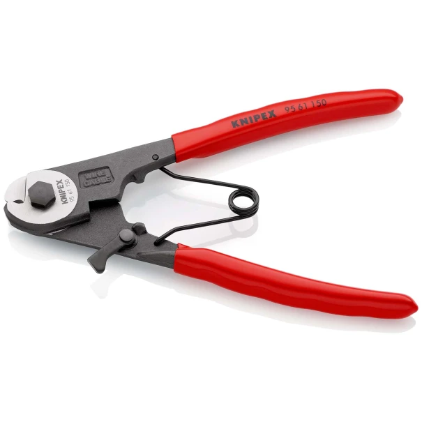 Ножици за спирални брони облицовани с пластмаса 150 mm, 95 61 150, KNIPEX