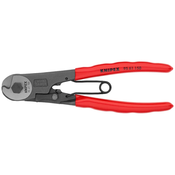 Ножици за спирални брони облицовани с пластмаса 150 mm, 95 61 150, KNIPEX
