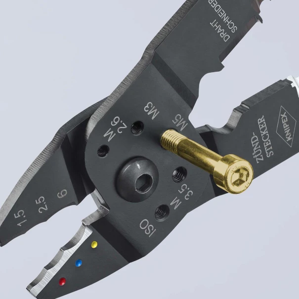 Клещи за кримпване 5 в 1, 0,5-6,0mm², 230 mm, 97 21 215, KNIPEX