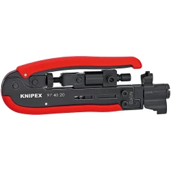 Клещи за кербоване на коаксиални конектори 175mm, 97 40 20 SB, KNIPEX