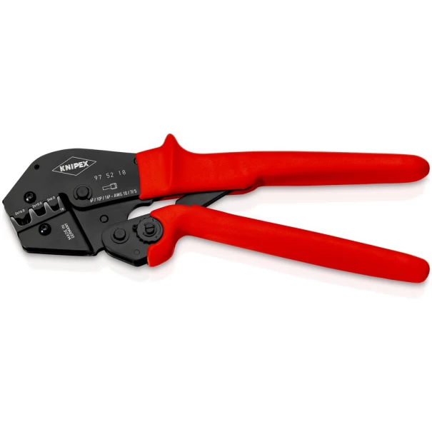 Клещи за кримпване, полирани, 250mm, 97 52 18, KNIPEX