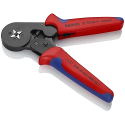 Клещи за кримпване, саморугулиращи се, 0,08-10mm² и 16mm², 180 mm, 97 53 04 SB, KNIPEX