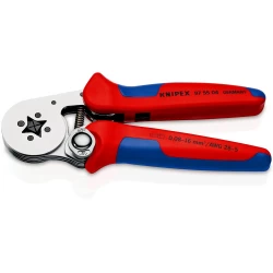 Клещи за кримпване самонастройващи се,  0,08-16mm², 180mm, 97 55 04 SB, KNIPEX