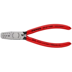 Кримпващи клещи за изолирани накрайници 145 mm, 97 61 145 F, KNIPEX