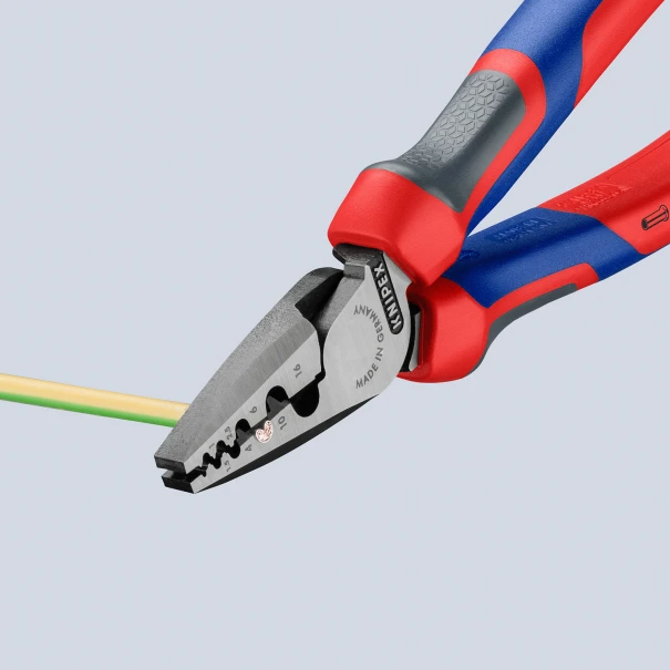 Кримпващи клещи за гилзи 3K KNIPEXtend, 0,25-16,0mm², 180mm, 97 72 180, KNIPEX