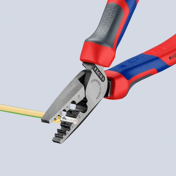 Кримпващи клещи за гилзи 3K KNIPEXtend, 0,25-16,0mm², 180mm, 97 72 180, KNIPEX