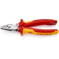 Кримпващи клещи 180mm 0,25 - 16,0mm², 97 78 180 T BK, KNIPEX
