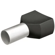 Двоен кабелен накрайник Twin с пластмасова яка, 2 x 1,5 mm², 200 бр, 97 99 373, KNIPEX