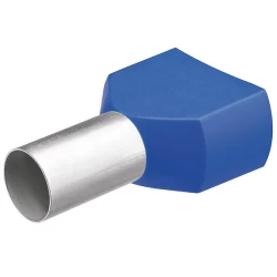 Двоен кабелен накрайник Twin с пластмасова яка,  2 x 2,5 mm², 100 бр., 97 99 374, KNIPEX