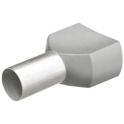 Двоен кабелен накрайник Twin с пластмасова яка, 2 x 4 mm², 100 бр., 97 99 375, KNIPEX
