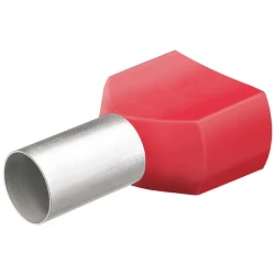 Двоен кабелен накрайник Twin с пластмасова яка, 2 x 10 mm², 50 бр., 97 99 377, KNIPEX