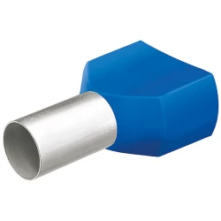 Двоен кабелен накрайник Twin с пластмасова яка, 2 x 16 mm², 25 бр, 97 99 378, KNIPEX
